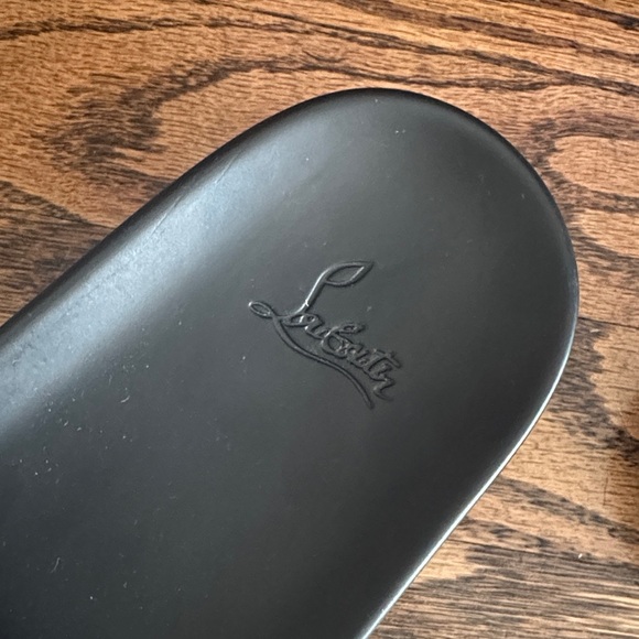 Christian Louboutin Black Studded Sandals - Picture 2 of 10